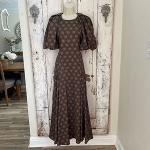 Antonio Melani x Courtney Grow Bronte Medallion Puff Sleeve Empire Size 8 Dress